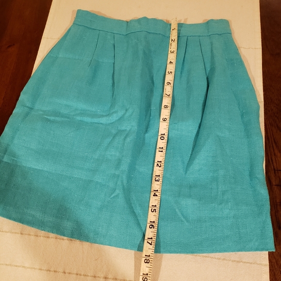 80s Vintage Linen Skirt - Picture 2 of 6